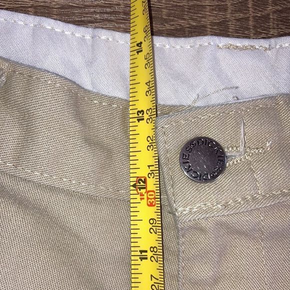 Mens 38x31 Dickies Khaki Cargo Work Pants - Picture 6 of 12